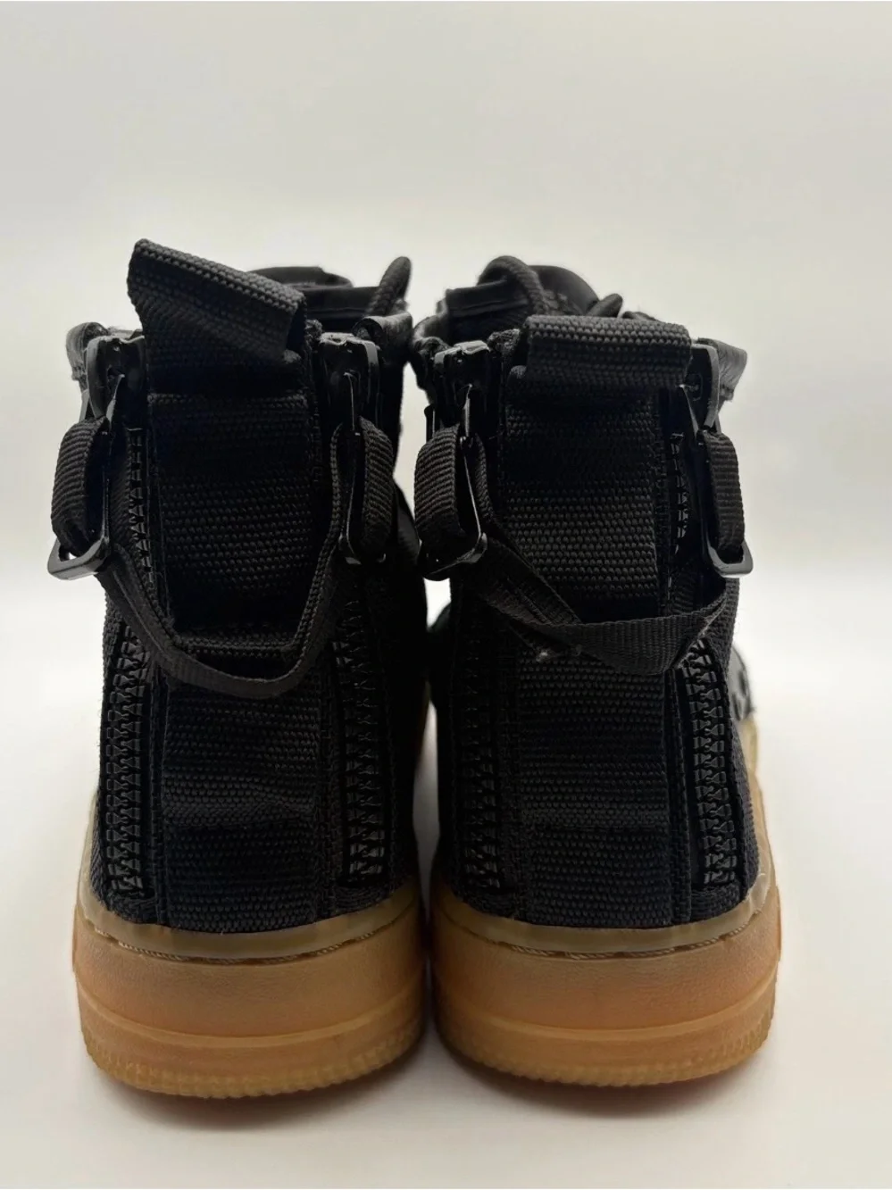 Nike Black High-Top Sneakers with Gum Sole